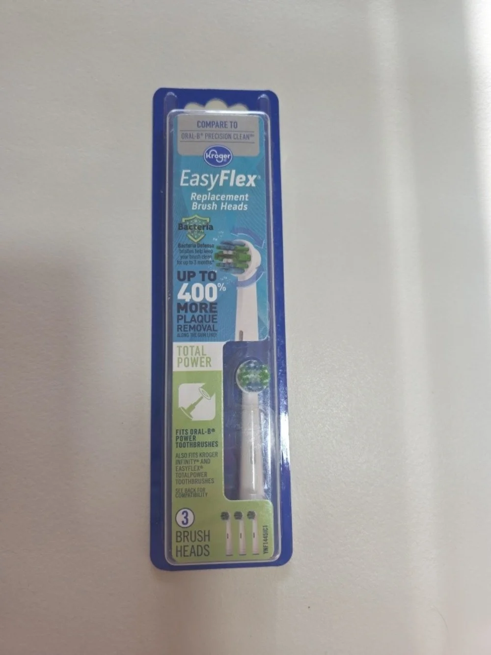Kroger EasyFlex Replacement Brush Heads - 3 Pack.